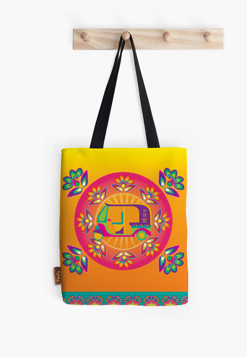 Retro Rikshaw Truckart Tote