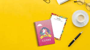 Dream Big Unicorn Mini Notebook - Firefly