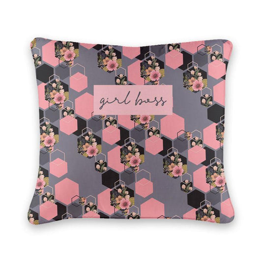 Girl Boss Mauve Cushion Cover - Firefly