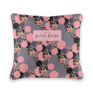Girl Boss Mauve Cushion Cover - Firefly