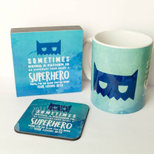 Load image into Gallery viewer, Super Hero Father Mug